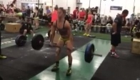 Box jump overs and Deadlifts - Andrea Ager