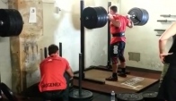 Jason Khalipa and Ben Leci heavy squat
